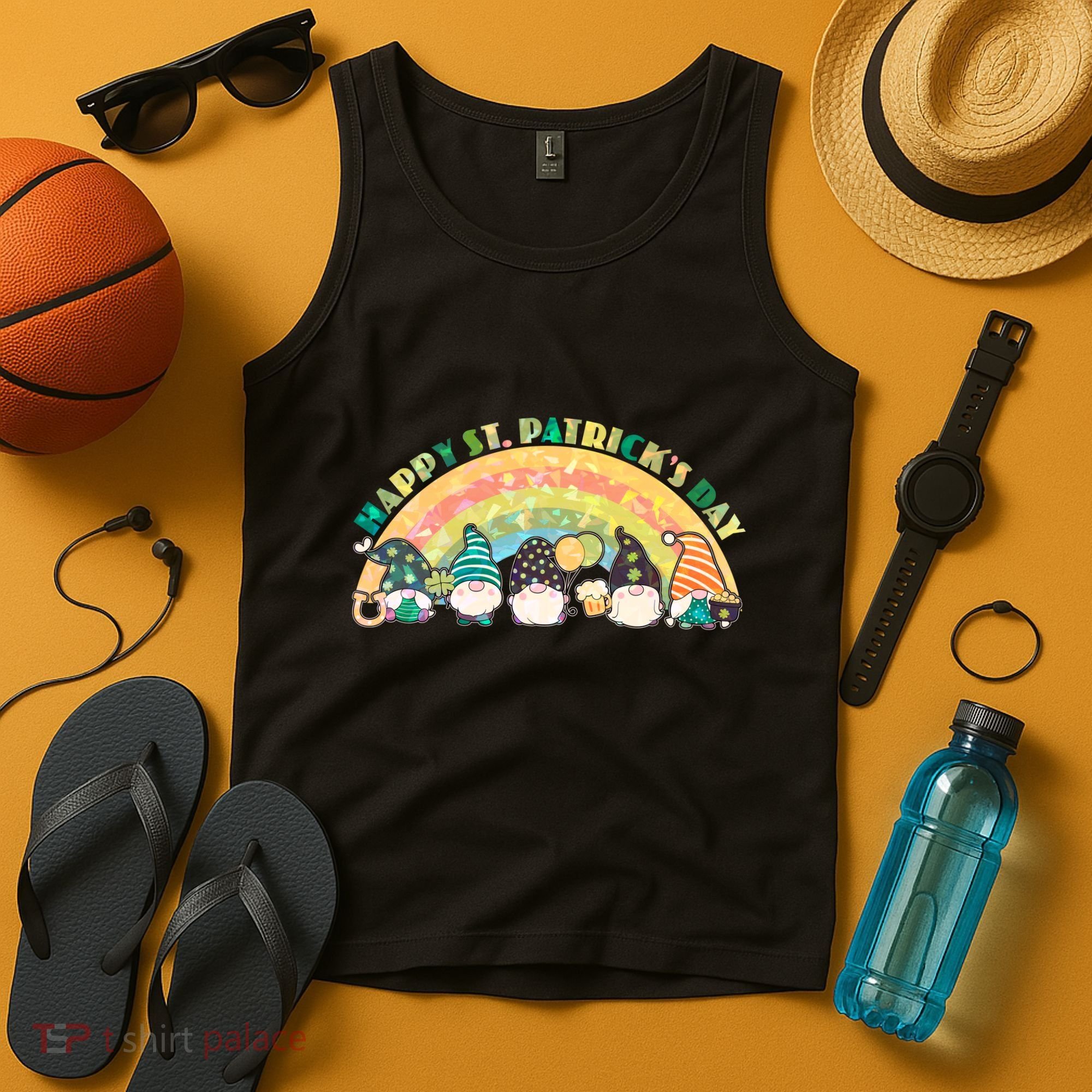 Happy St. PatrickS Day Leprechaun Gnomes Tank Top