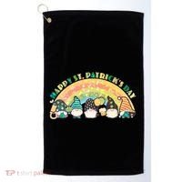 Happy St. PatrickS Day Leprechaun Gnomes Golf Towel thumb 0