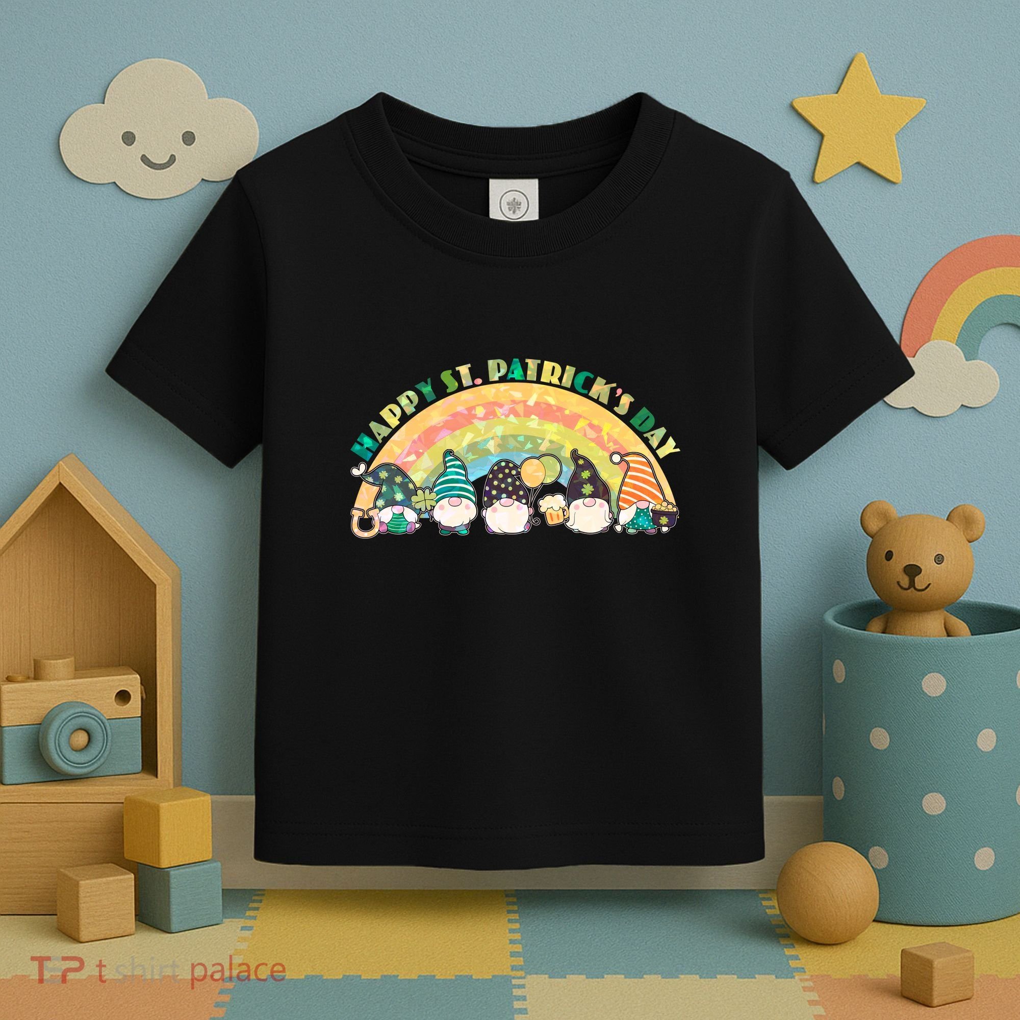 Happy St. PatrickS Day Leprechaun Gnomes Toddler T-Shirt