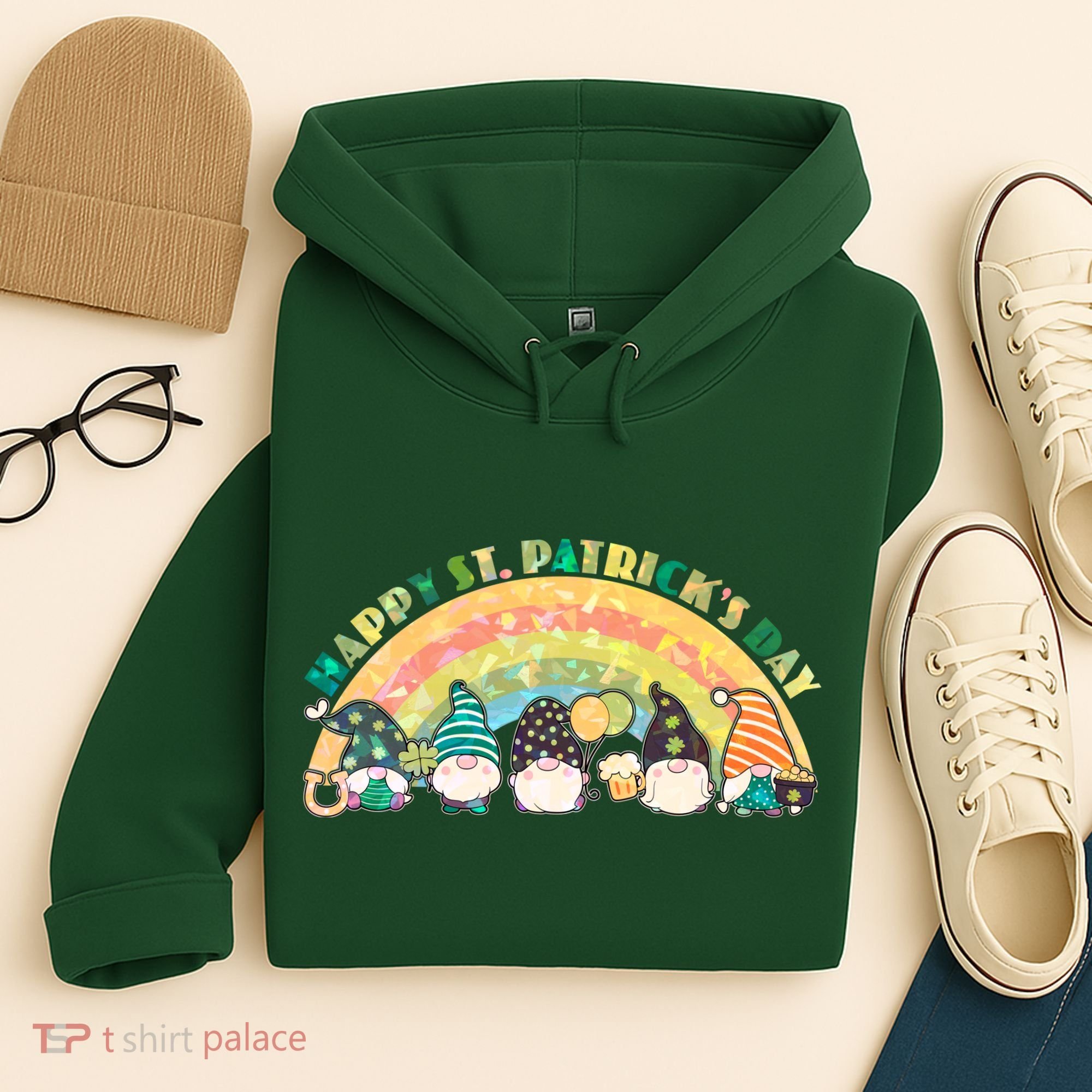 Happy St. PatrickS Day Leprechaun Gnomes Hoodie