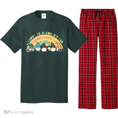 Happy St. PatrickS Day Leprechaun Gnomes Pajama Set