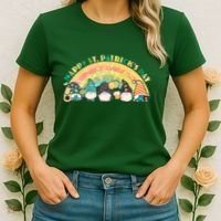 Happy St. PatrickS Day Leprechaun Gnomes Women's T-Shirt thumb 2
