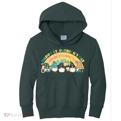 Happy St. PatrickS Day Leprechaun Gnomes Kids Hoodie