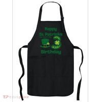 Happy St Patricks Day And Yes ItS My 3rd Birthday Apron thumb 0