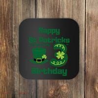 Happy St Patricks Day And Yes ItS My 3rd Birthday Coaster thumb 0