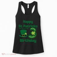Happy St Patricks Day And Yes ItS My 3rd Birthday Women's Tank Top thumb 0