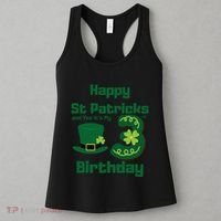 Happy St Patricks Day And Yes ItS My 3rd Birthday Women's Tank Top thumb 3