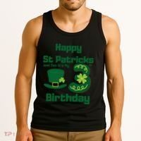 Happy St Patricks Day And Yes ItS My 3rd Birthday Tank Top thumb 3