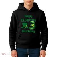 Happy St Patricks Day And Yes ItS My 3rd Birthday Kids Hoodie thumb 4