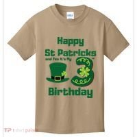 Happy St Patricks Day And Yes ItS My 3rd Birthday Kids T-Shirt thumb 0