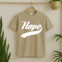Hope Slogan Quote Christian Religious Jesus Christ Christmas Christian Jesus Chr T-Shirt thumb 2