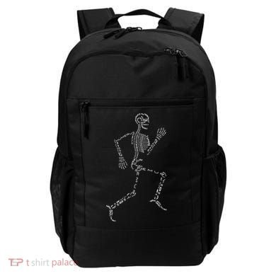 Human Skeleton Running Bone Names Anatomy Labels for Geeks Backpack