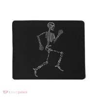 Human Skeleton Running Bone Names Anatomy Labels for Geeks Mousepad thumb 0