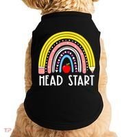 Head Start Rainbow Headstart Teacher First Day Of School Doggie Tank thumb 0