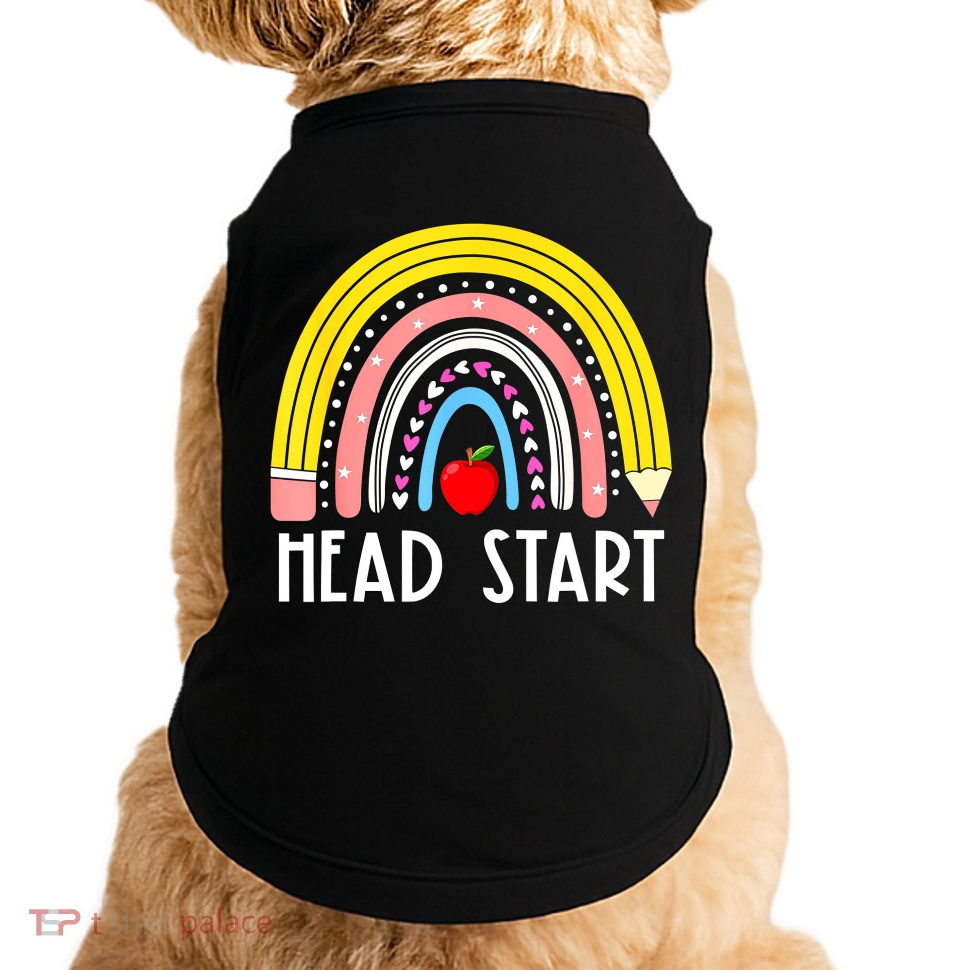 Head Start Rainbow Headstart Teacher First Day Of School Doggie Tank
