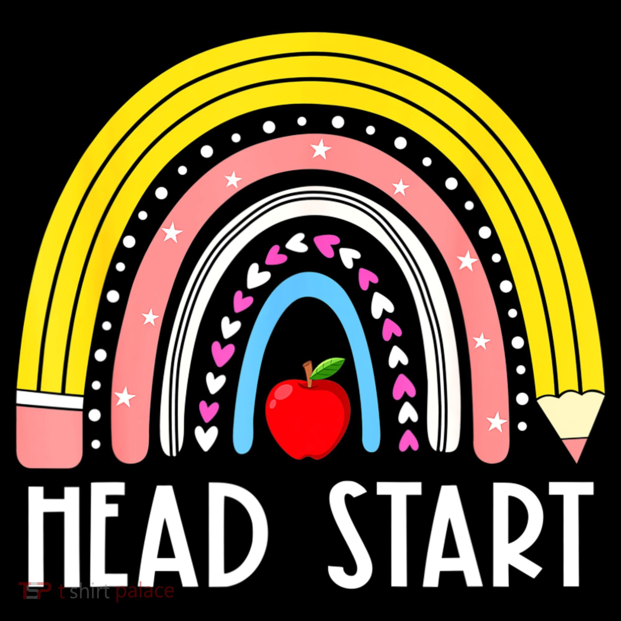 Head Start Rainbow Headstart Teacher First Day Of School Women's Hoodie