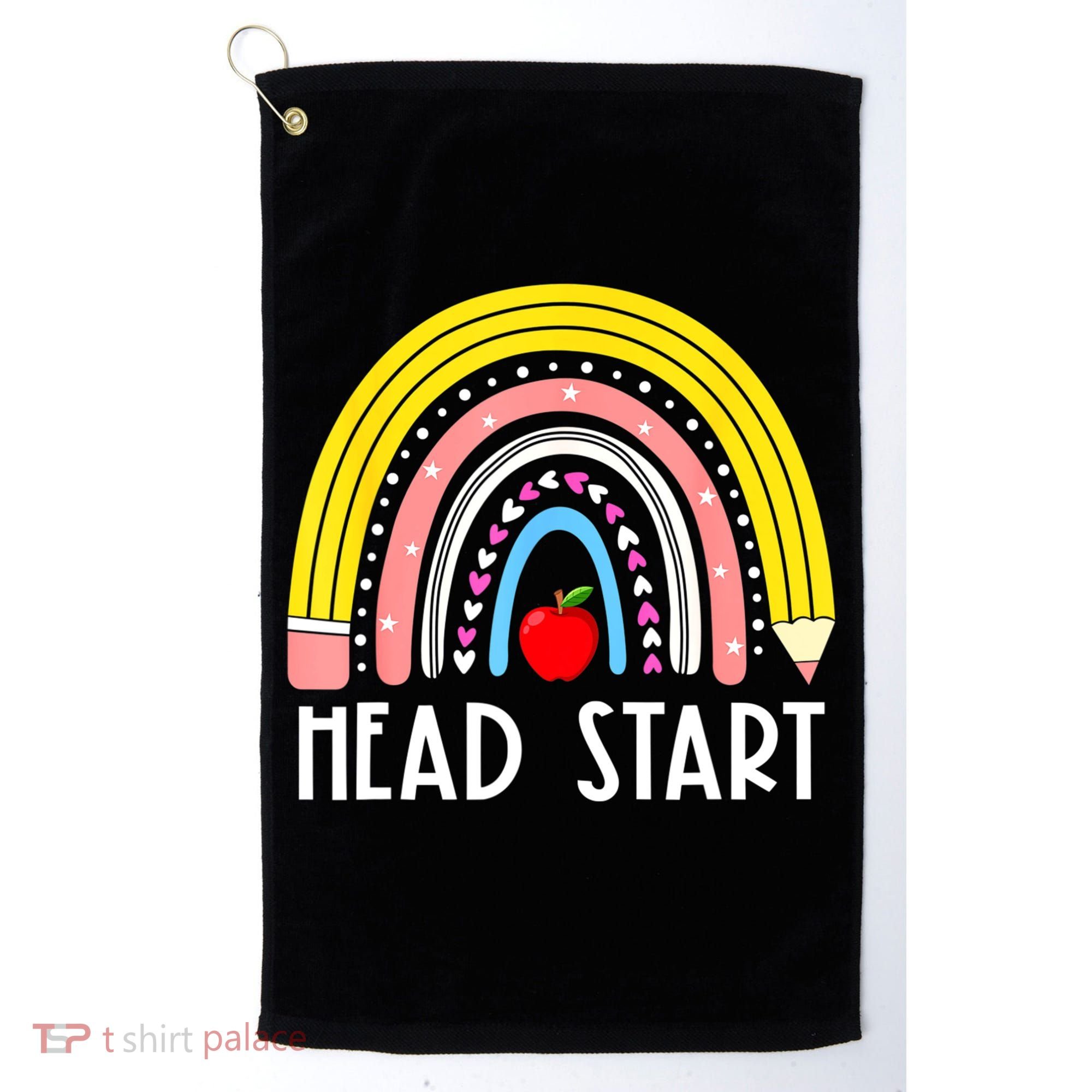 Head Start Rainbow Headstart Teacher First Day Of School Golf Towel