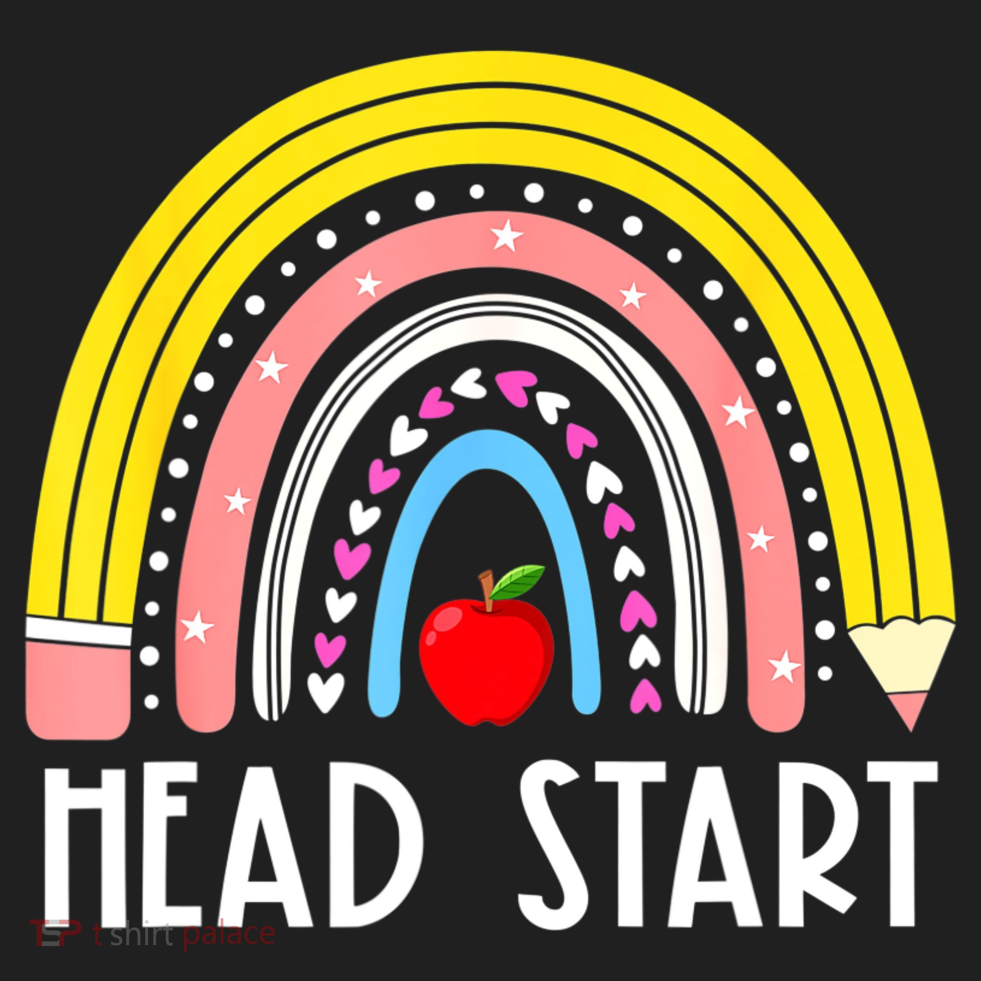 Head Start Rainbow Headstart Teacher First Day Of School Golf Towel