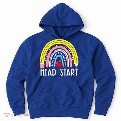 Head Start Rainbow Headstart Teacher First Day Of School Hoodie