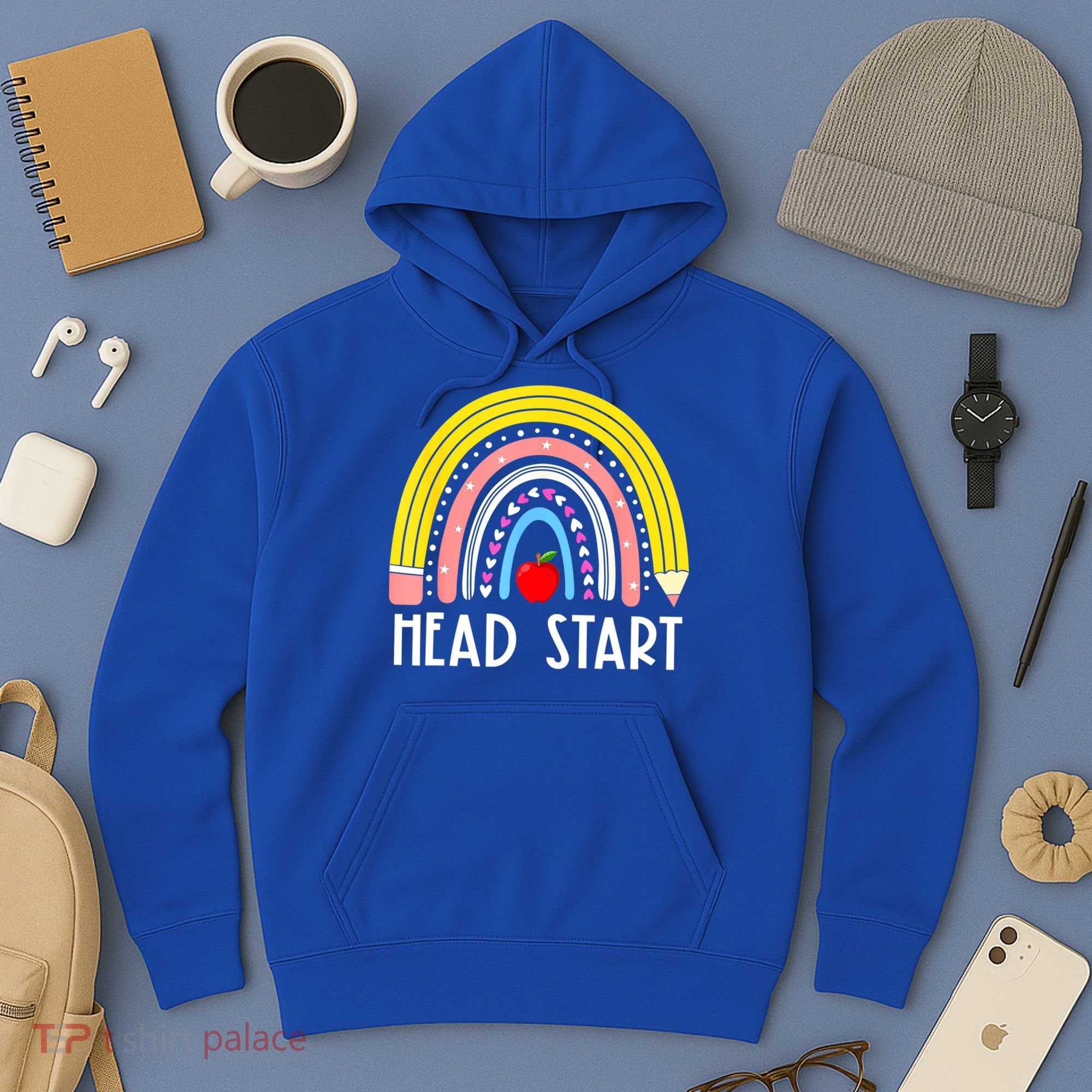Head Start Rainbow Headstart Teacher First Day Of School Hoodie