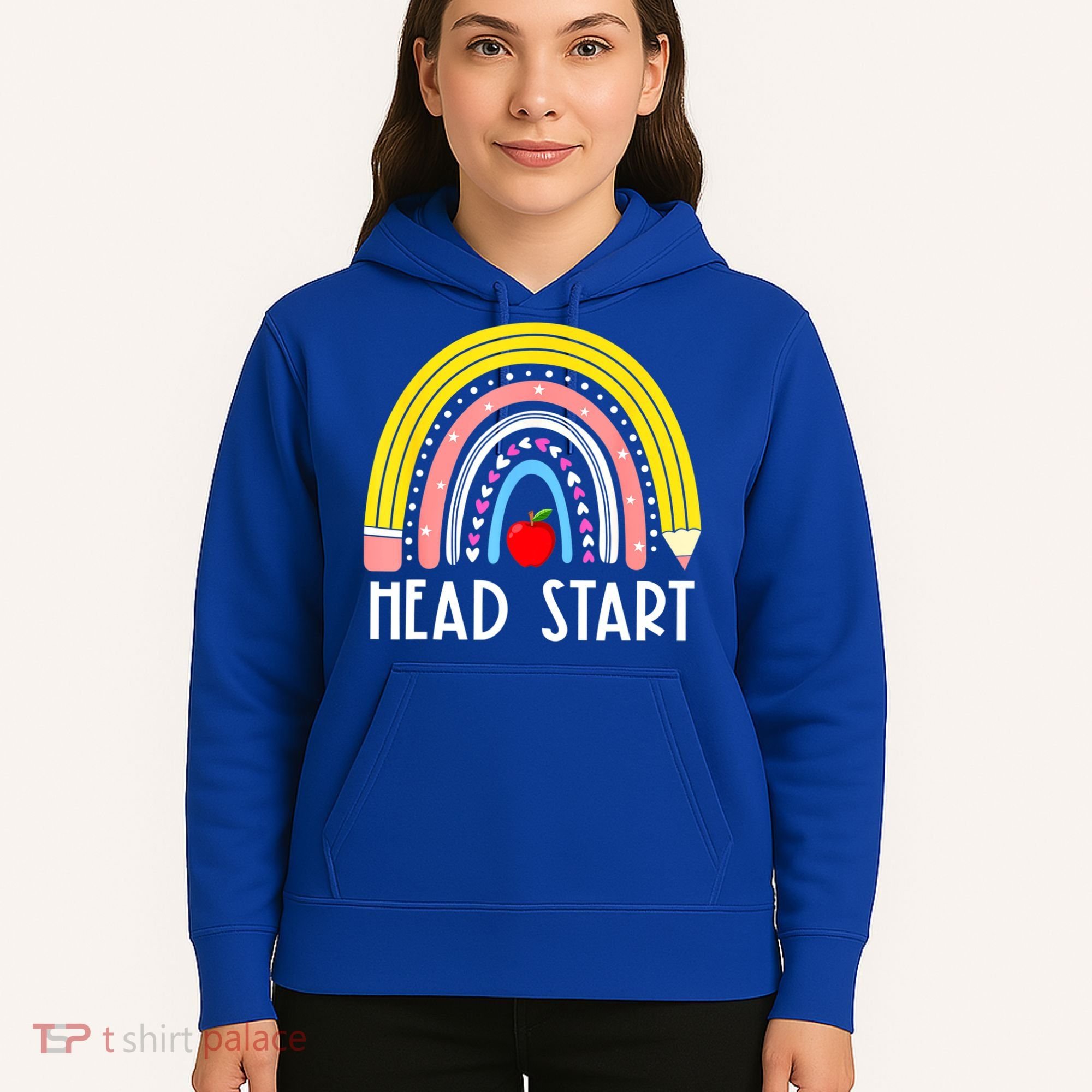 Head Start Rainbow Headstart Teacher First Day Of School Hoodie