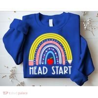Head Start Rainbow Headstart Teacher First Day Of School Sweatshirt thumb 2