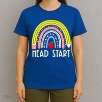 Head Start Rainbow Headstart Teacher First Day Of School T-Shirt thumb 4