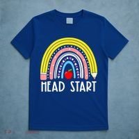 Head Start Rainbow Headstart Teacher First Day Of School T-Shirt thumb 5