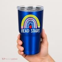 Head Start Rainbow Headstart Teacher First Day Of School Tumbler thumb 2