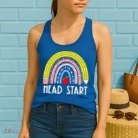 Head Start Rainbow Headstart Teacher First Day Of School Women's Tank Top thumb 2