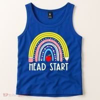 Head Start Rainbow Headstart Teacher First Day Of School Tank Top thumb 2