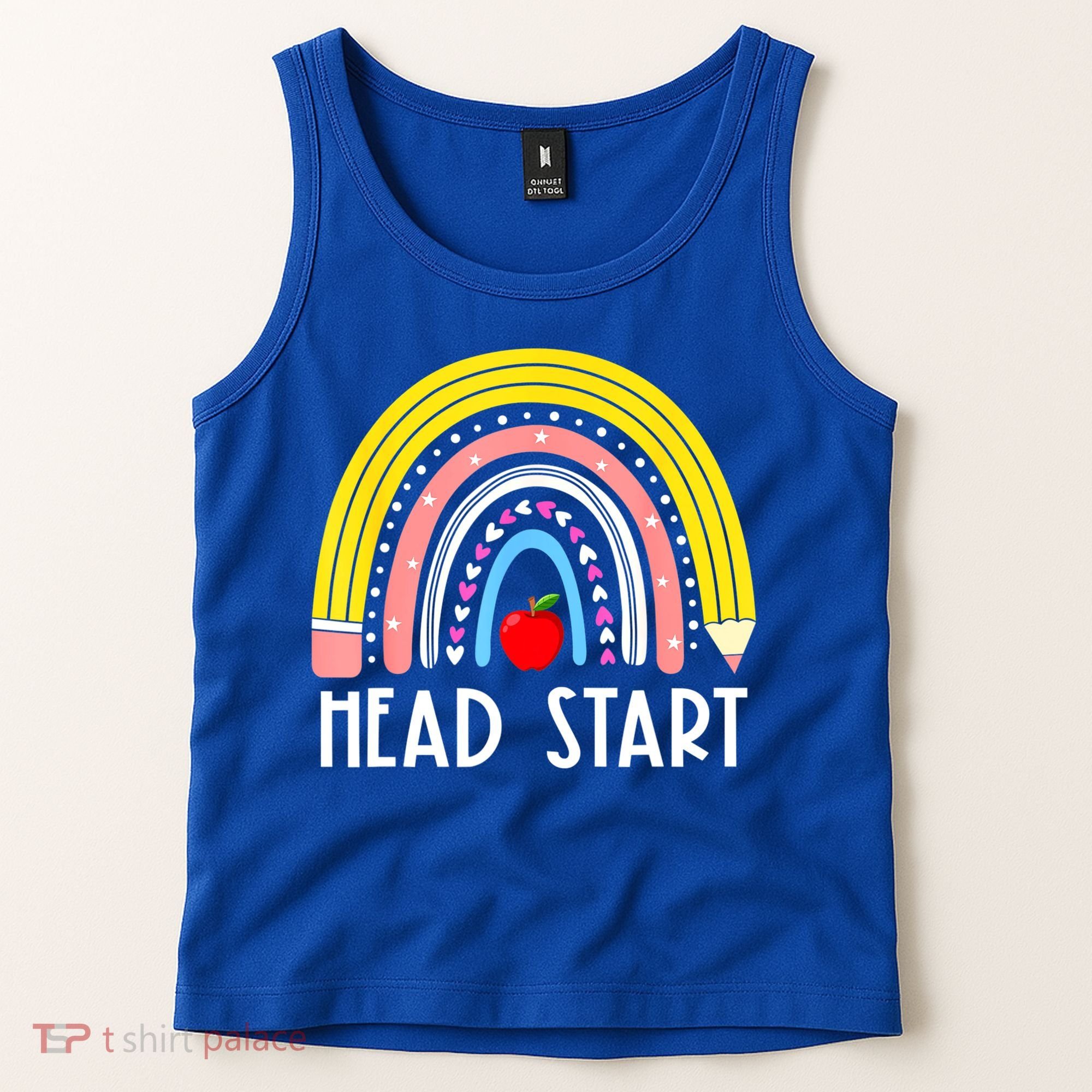Head Start Rainbow Headstart Teacher First Day Of School Tank Top