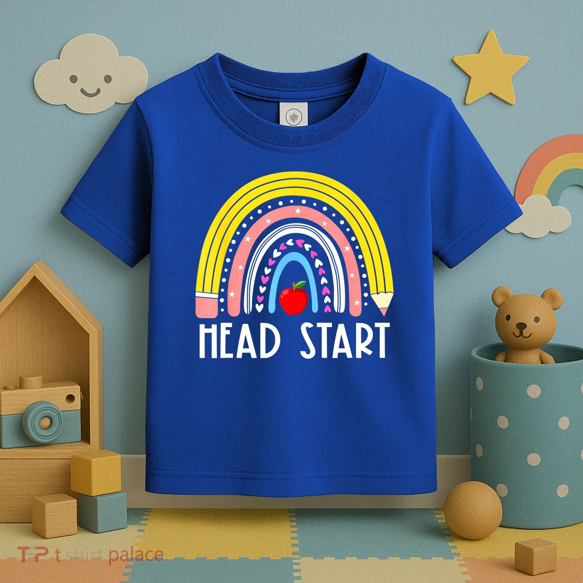 Head Start Rainbow Headstart Teacher First Day Of School Toddler T-Shirt