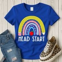 Head Start Rainbow Headstart Teacher First Day Of School Women's T-Shirt thumb 3