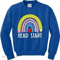 Head Start Rainbow Headstart Teacher First Day Of School Kids Sweatshirt thumb 0