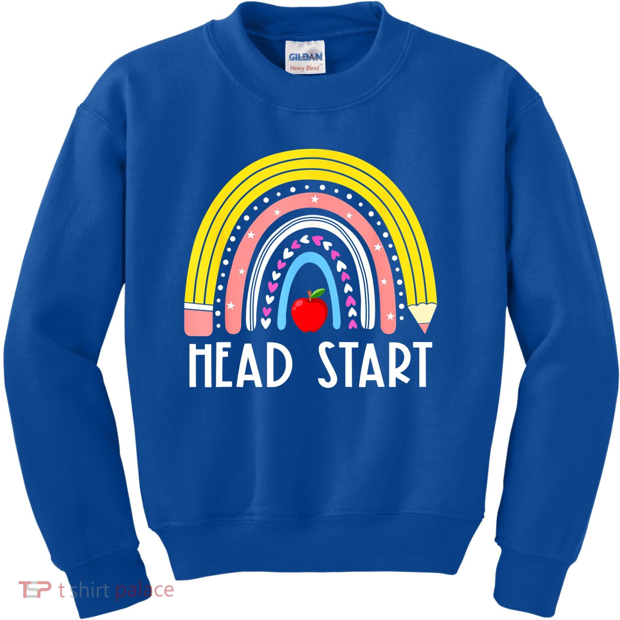 Head Start Rainbow Headstart Teacher First Day Of School Kids Sweatshirt