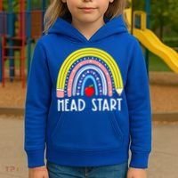 Head Start Rainbow Headstart Teacher First Day Of School Kids Hoodie thumb 3