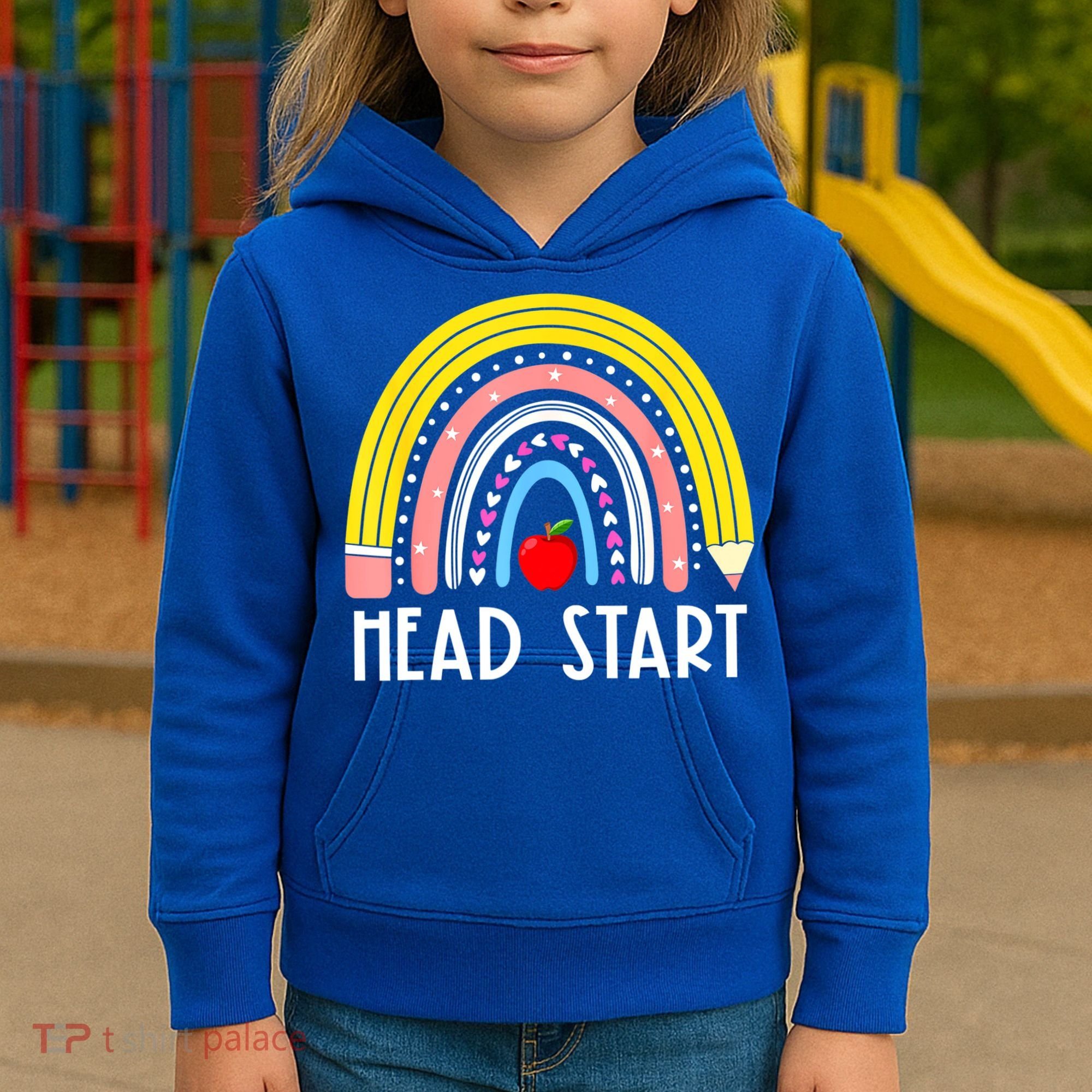 Head Start Rainbow Headstart Teacher First Day Of School Kids Hoodie