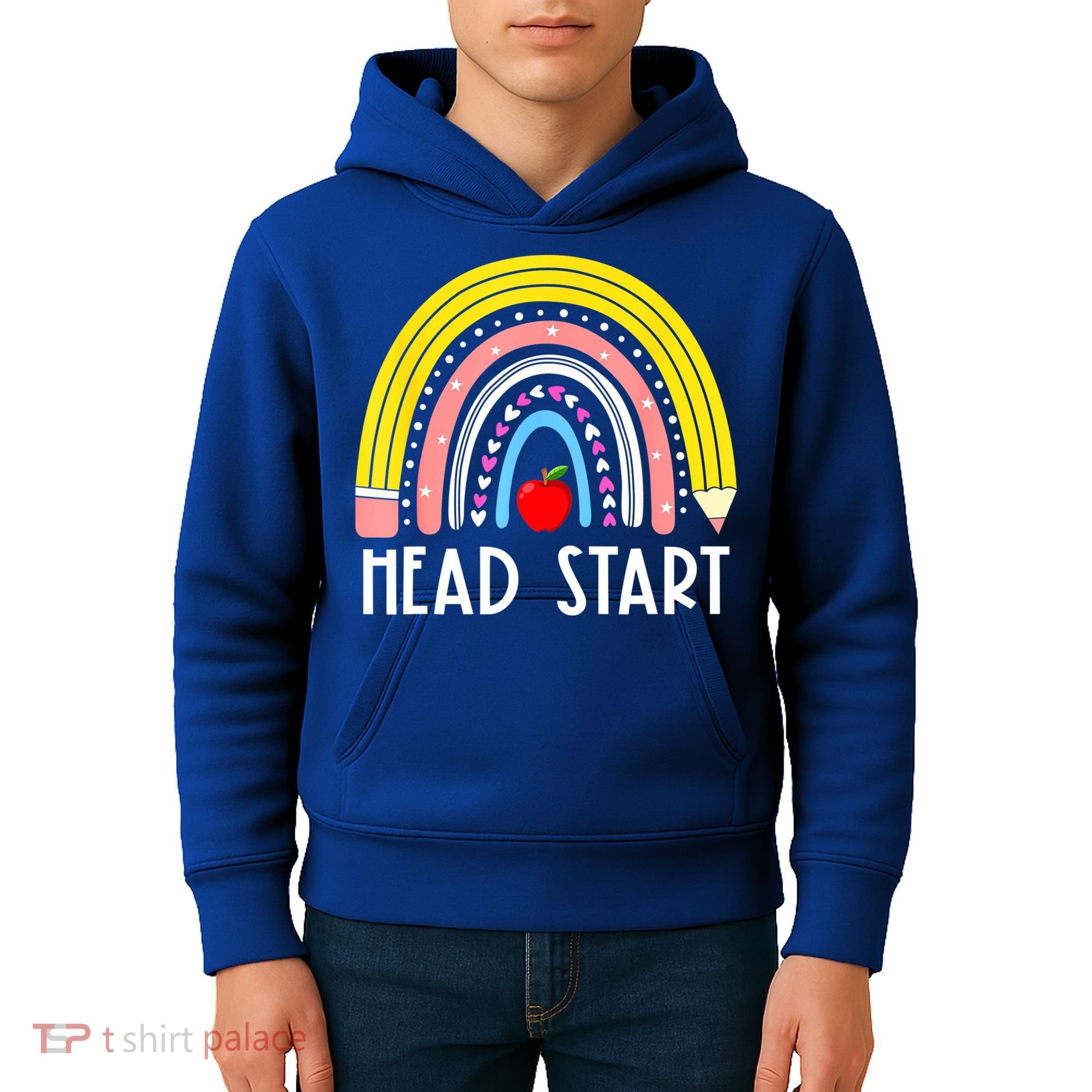 Head Start Rainbow Headstart Teacher First Day Of School Kids Hoodie
