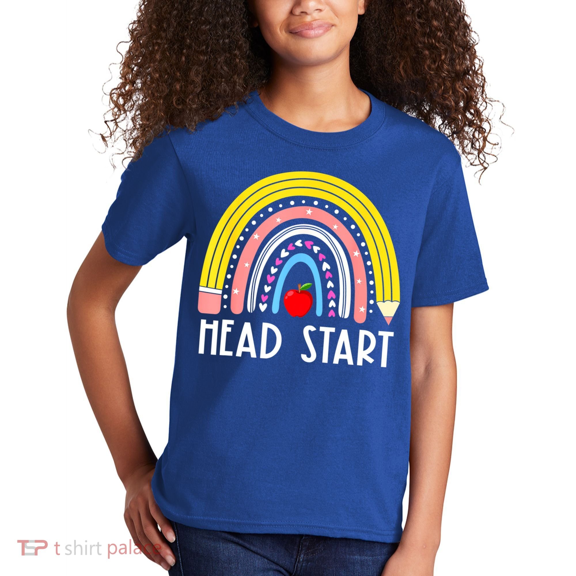 Head Start Rainbow Headstart Teacher First Day Of School Kids T-Shirt