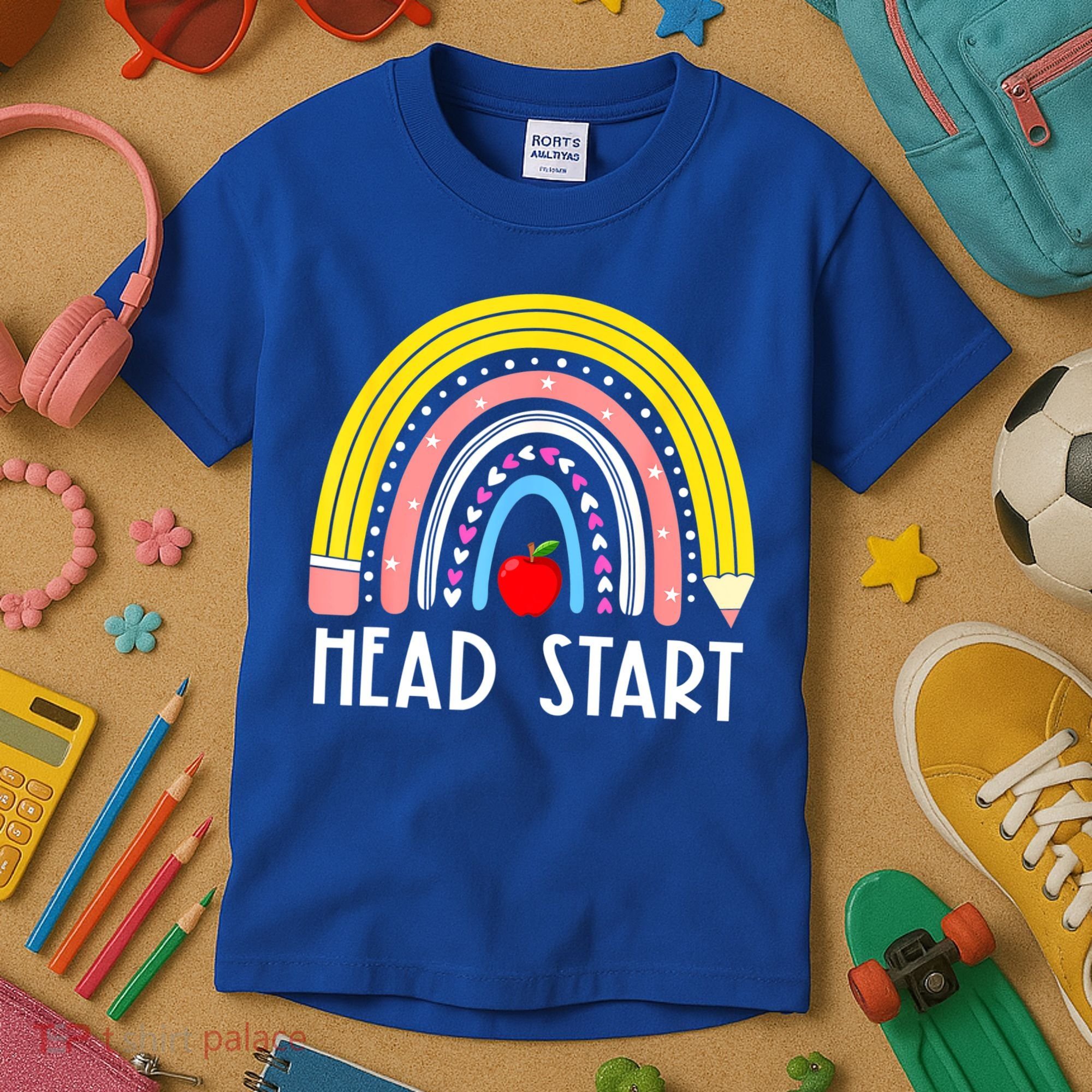 Head Start Rainbow Headstart Teacher First Day Of School Kids T-Shirt