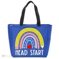 Head Start Rainbow Headstart Teacher First Day Of School Tote Bag thumb 0