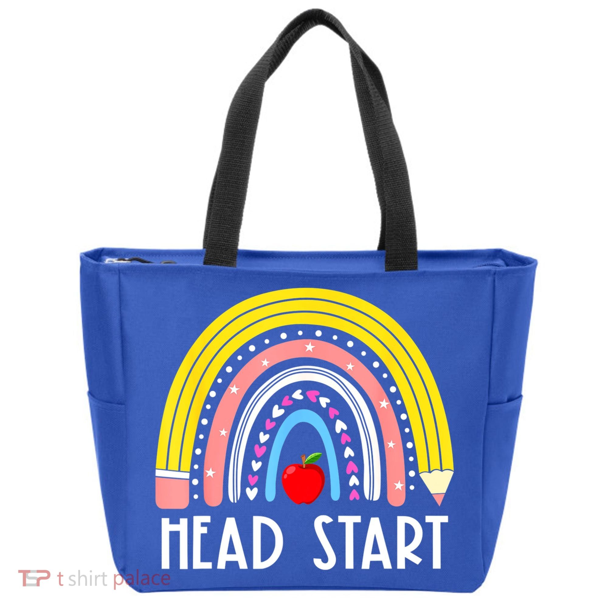 Head Start Rainbow Headstart Teacher First Day Of School Tote Bag
