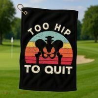 Hip Surgery Recovery Hip Replacement Recovery Golf Towel thumb 1