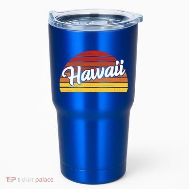 Hawaii Sunset Retro Vintage Tumbler