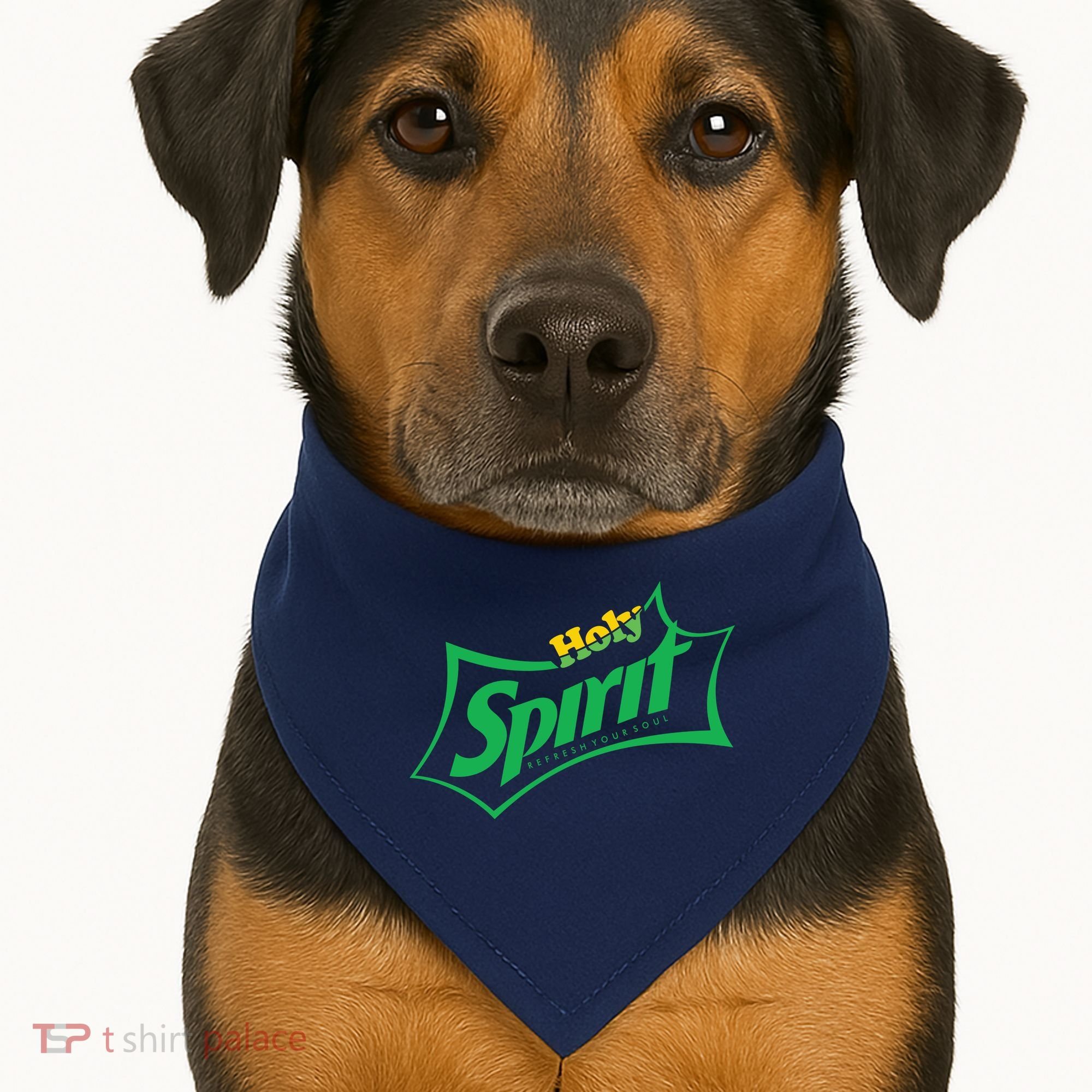 Holy Spirit Refresh Your Soul USA-Made Doggie Bandana