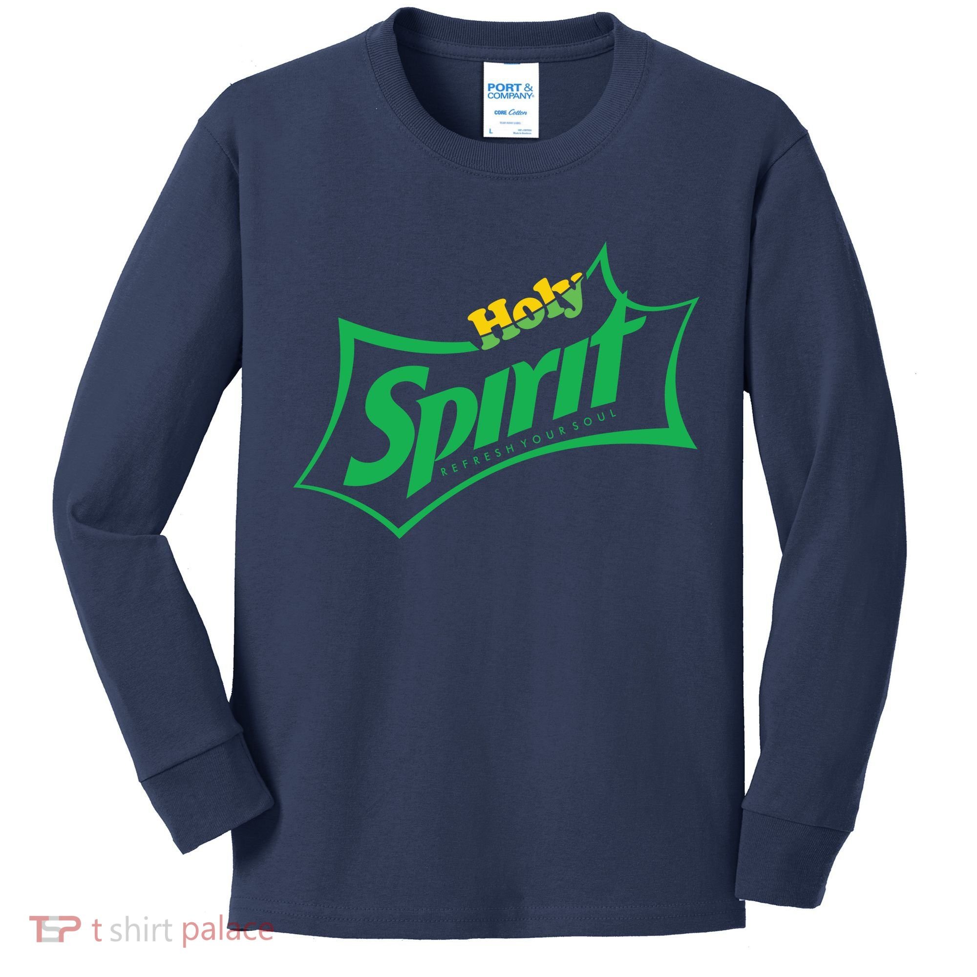 Holy Spirit Refresh Your Soul Kids Long Sleeve Shirt