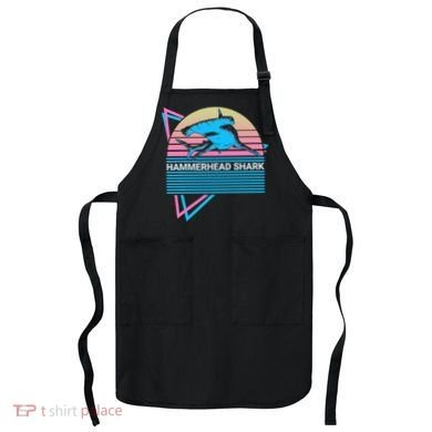 Hammerhead Shark Retro Apron