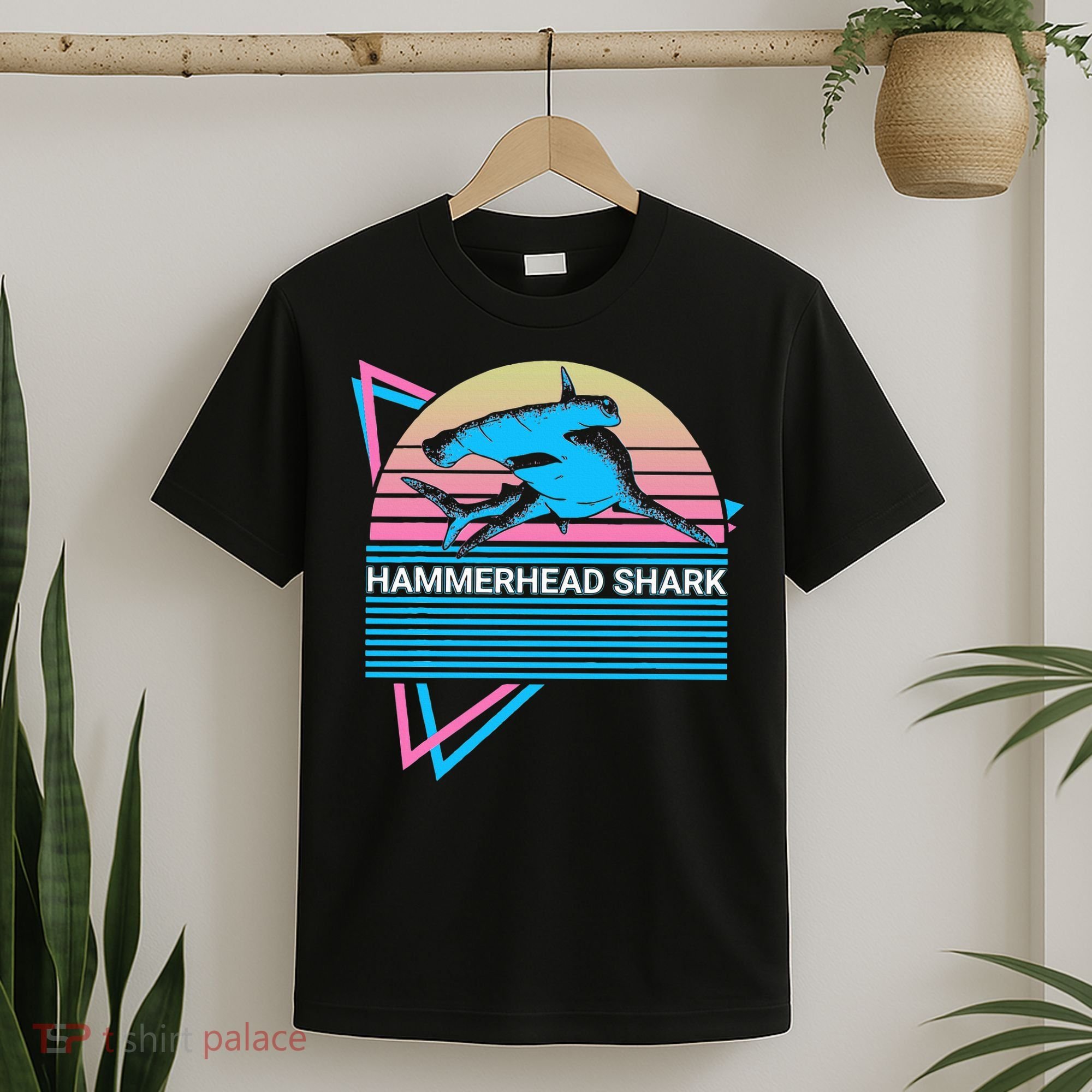 Hammerhead Shark Retro T-Shirt