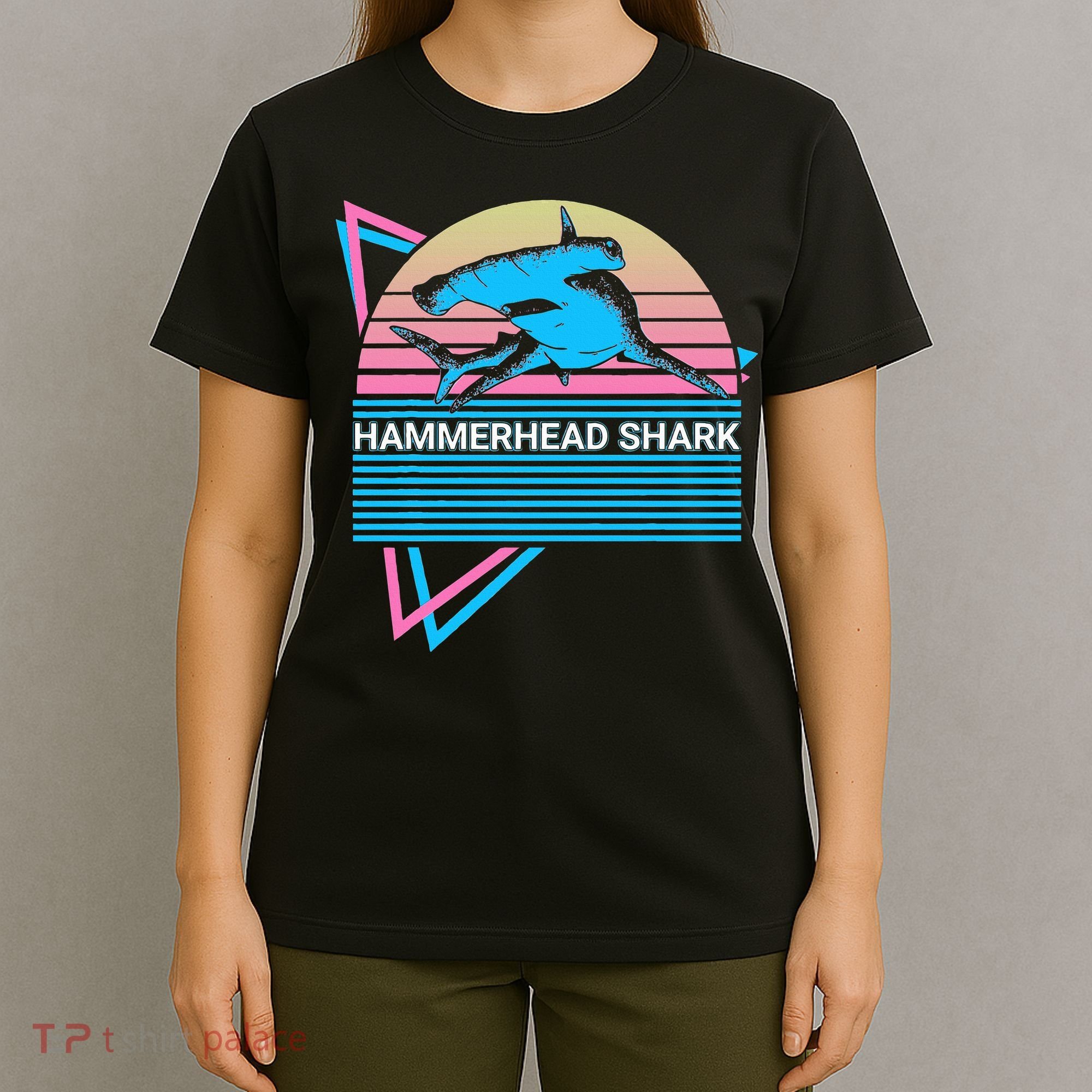 Hammerhead Shark Retro T-Shirt